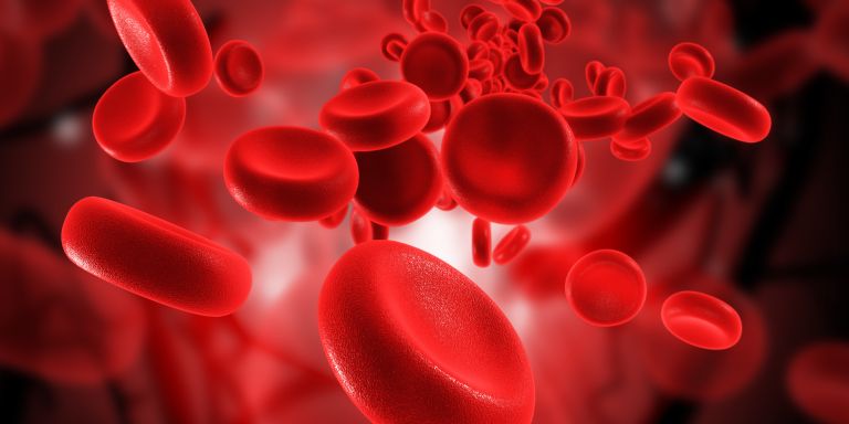 Illustration roter Blutkörperchen